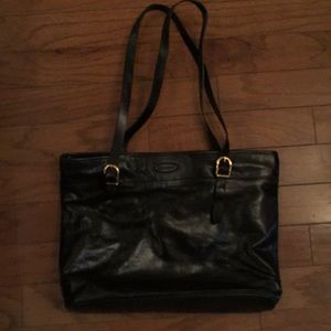 Very lightly used black over the shoulder bag